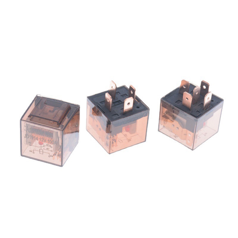 100a 4-pin and 5-pin automatic car relay with transparent shell (with ...