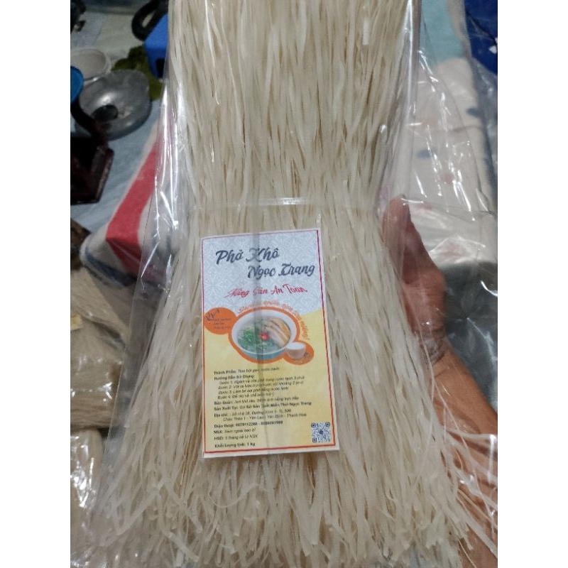 1 Kg Dried Rice Pho Type 1 - Soft and Chewy Pho Fiber, Cooked Without ...