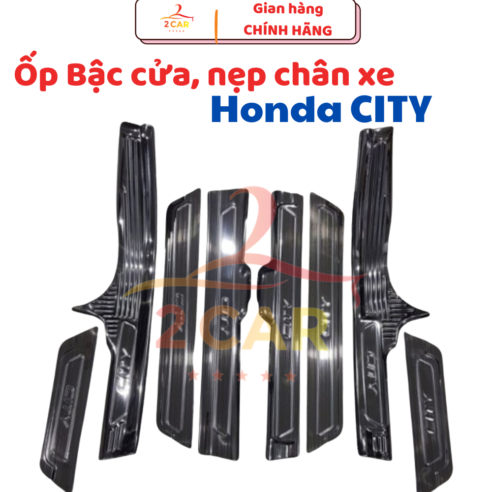 Door sill covers, interior and exterior step braces for City 2015 2020