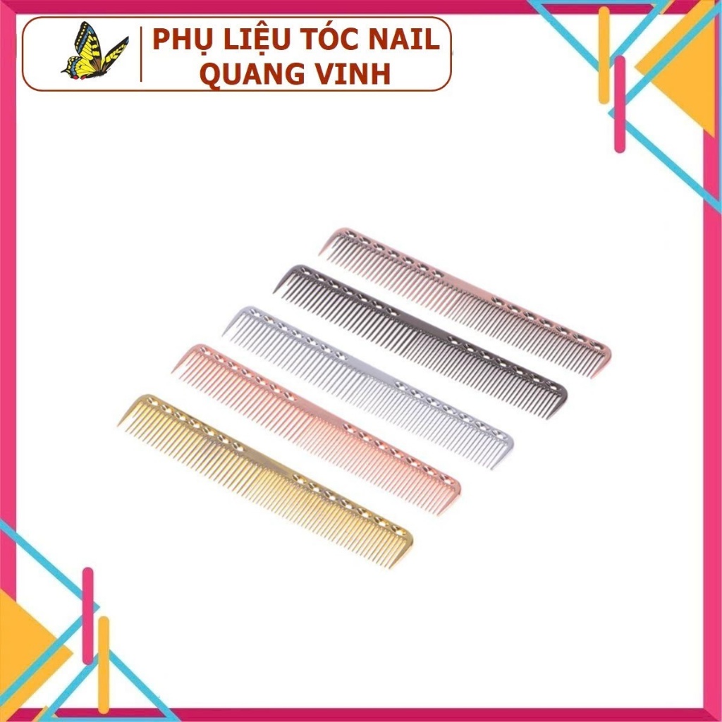 Ys premium stainless steel hair cutting comb with high heat resistance ...