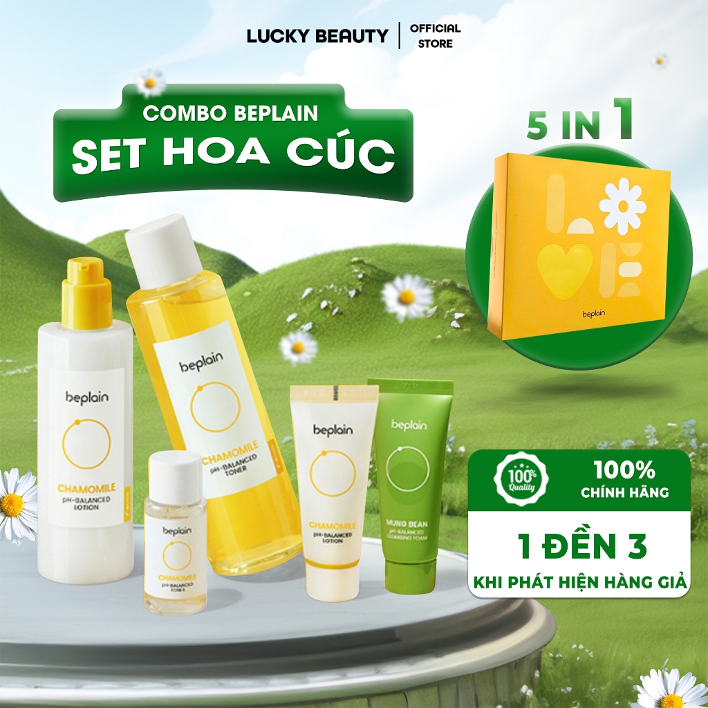 Combo Beplain Olive Young Toner 190ml, Lotion 150ml INCLUDED Toner