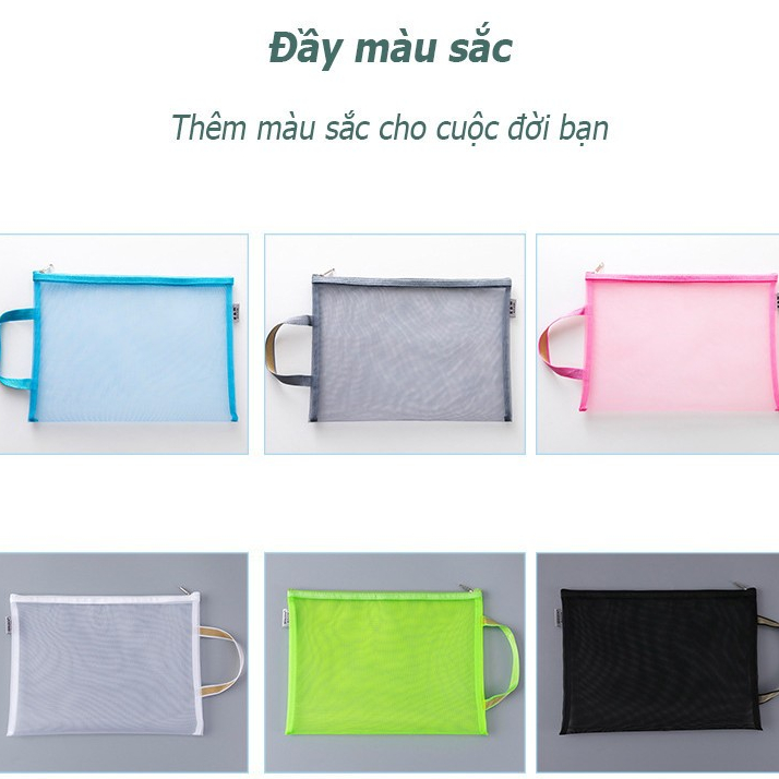 Nylon mesh bag for files, subject classification, file storage, student ...