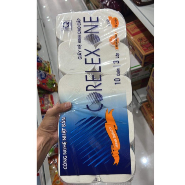 Toilet Paper - CORELEX ONE - Pack of 10 rolls (NO CORE) | Shopee ...