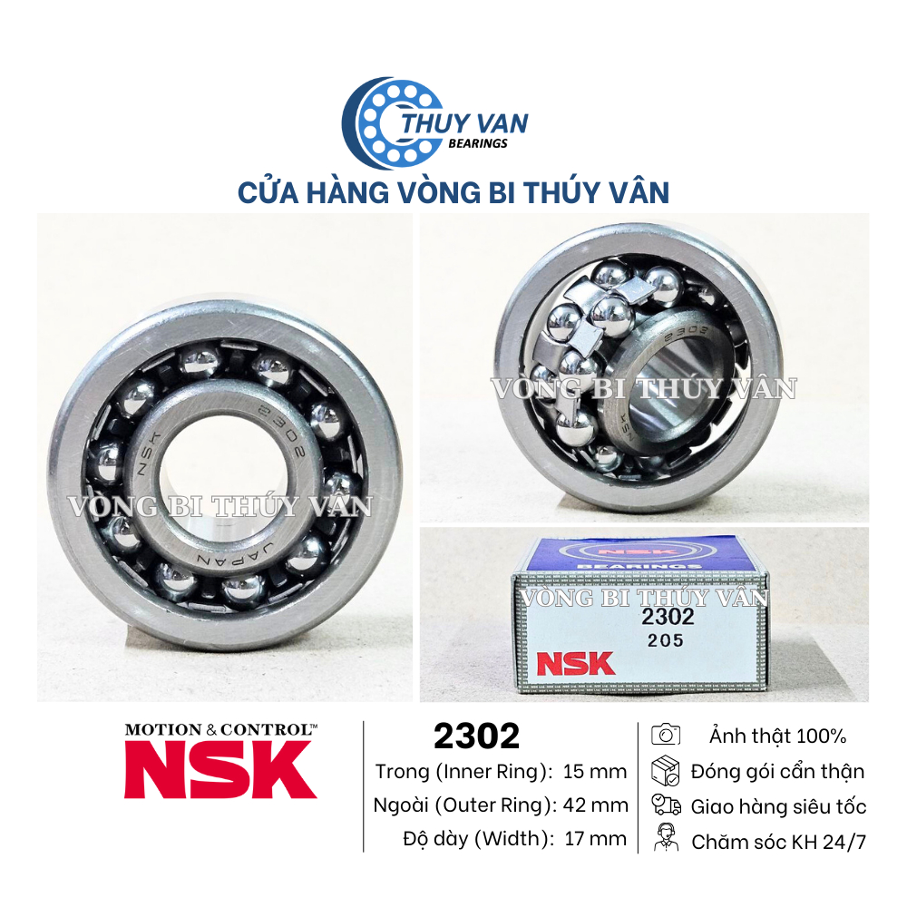 Bearings for support, kneading, self-aligning, bridge, round beads, 2 ...
