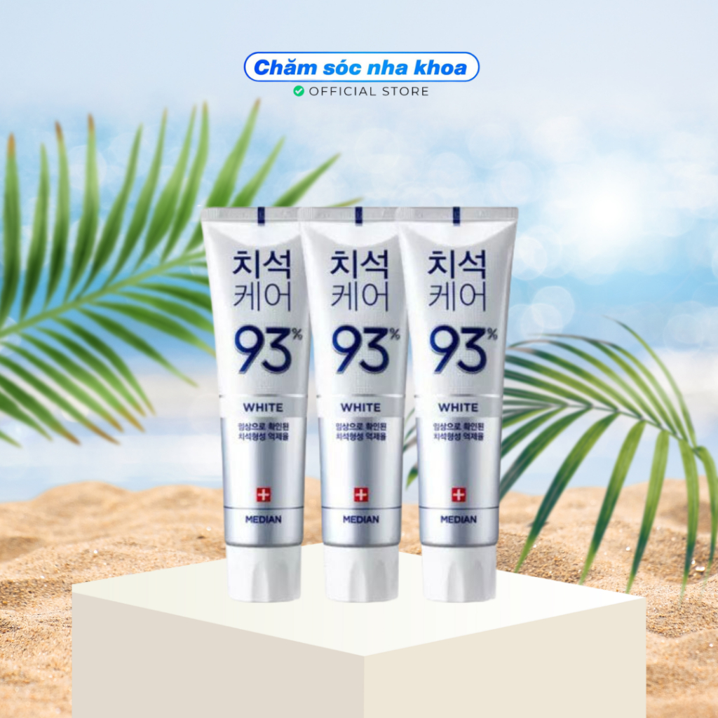 Korean Toothpaste Median 93% 120g white | Shopee Philippines