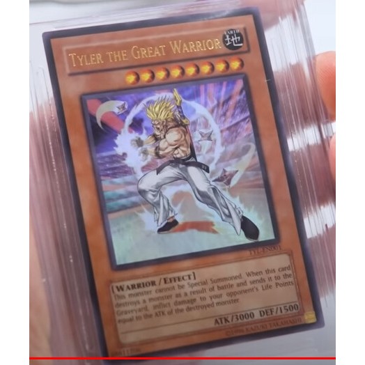 yugioh tyler card yu-gi-oh holographic  Styledcards Tyler the Great Warrior (TYL-EN001)