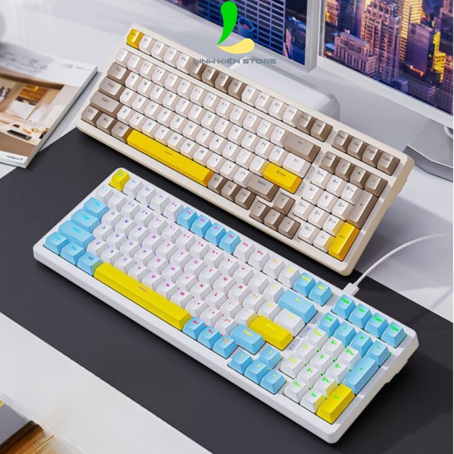 Attack Shark K3 MAX Mechanical Keyboard New 2024 - 100 Key Wired Gaming ...