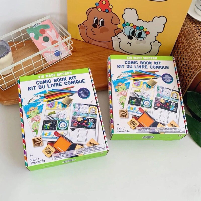 Export America | Kid Made Modern Comic Kit box for children to be ...