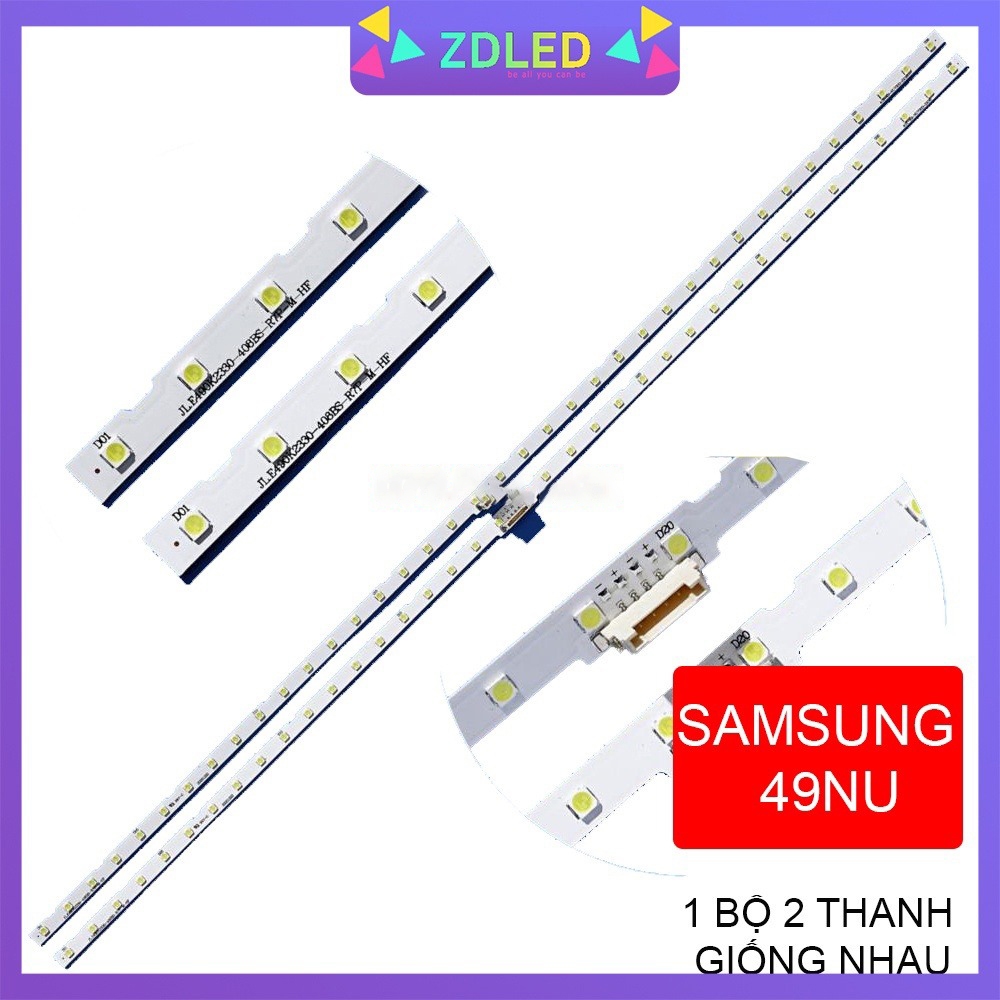 Samsung TV LED bar 49NU TV LED set installed original 49N 49NU 49RU - 1 ...
