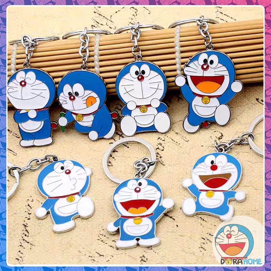 Cute Doraemon Doremon keychain 4-5cm with many expressions QT0088 ...
