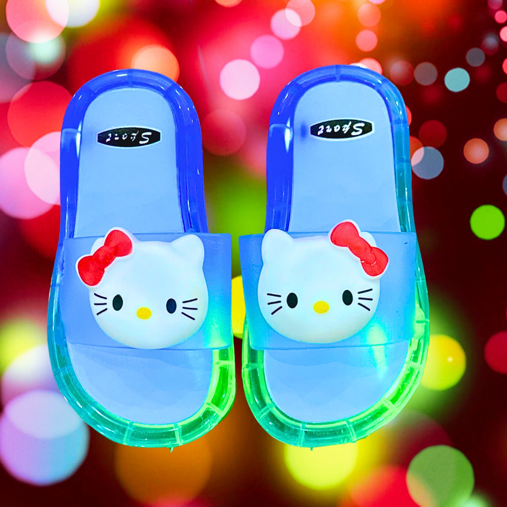 HELLO KITTY Glowing Led Slippers for cute Children, high quality ...