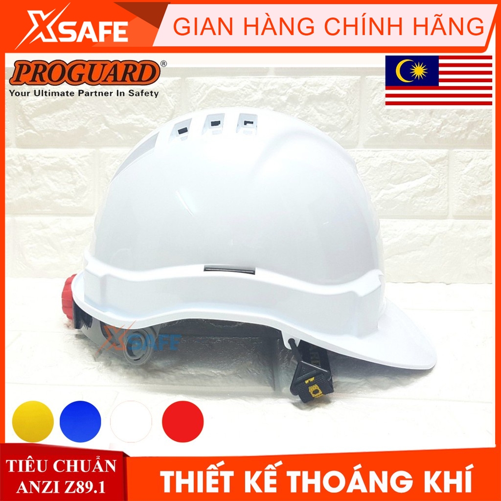 Proguard HG2-WHG3RS safety helmet, super hard ABS plastic - with ...