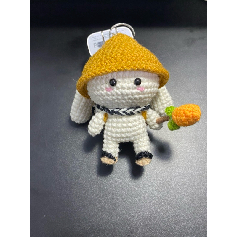 Seven-color rabbit keychain with Lien Quan skin made of wool | Shopee ...