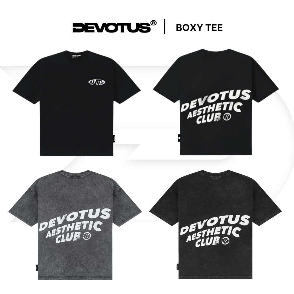 BOXY Unisex DEVOTUS Premium Cotton T-shirt 260gsm Local Brand Fullbox ...