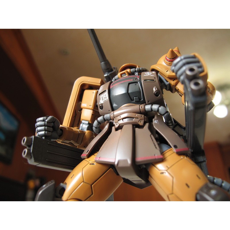 Assembled Model WM HG MS-06CK Zaku Half Cannon (free Decal + base ...