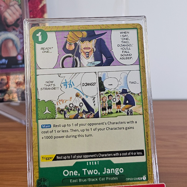 Genuine One Piece TCG One, Two, Jango OP03-039 - Pillars of Strength ...