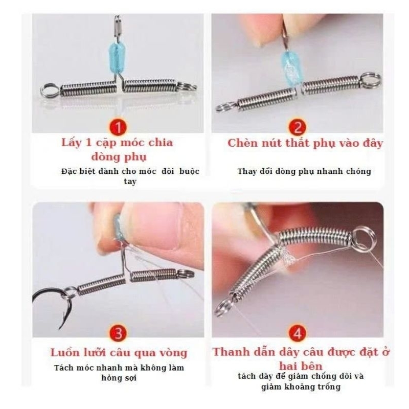 3-way T-SHAPED ROTARY FISHING LOCK WITH Luminous Balls | Shopee Philippines