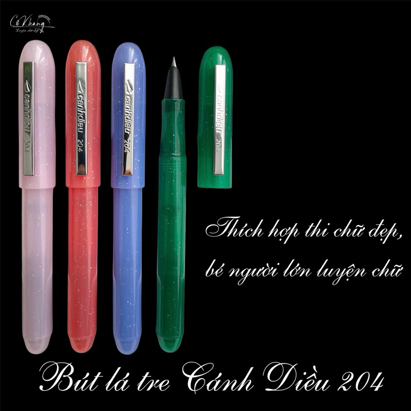 Kite Pen 204 bamboo leaf nib (NO INK) pen with sharp, bold strokes ...