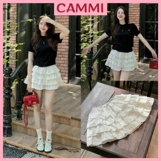 スカート ANDMARY nina flare mini skirt Beige ANDMARY】Nina flare mini skirt