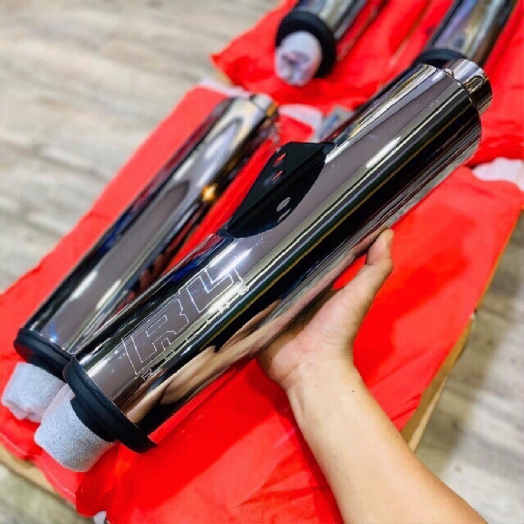 CBR Redleo logo RL exhaust mounted on all Exciter Winner Sonic Satria ...