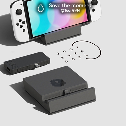 Jumpgate Dock Mini Savage Raven (Skull Co) HDMI output for