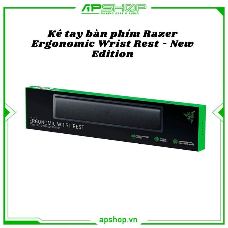 Razer Ergonomic Wrist Rest - New Edition | Genuine. | Shopee Philippines
