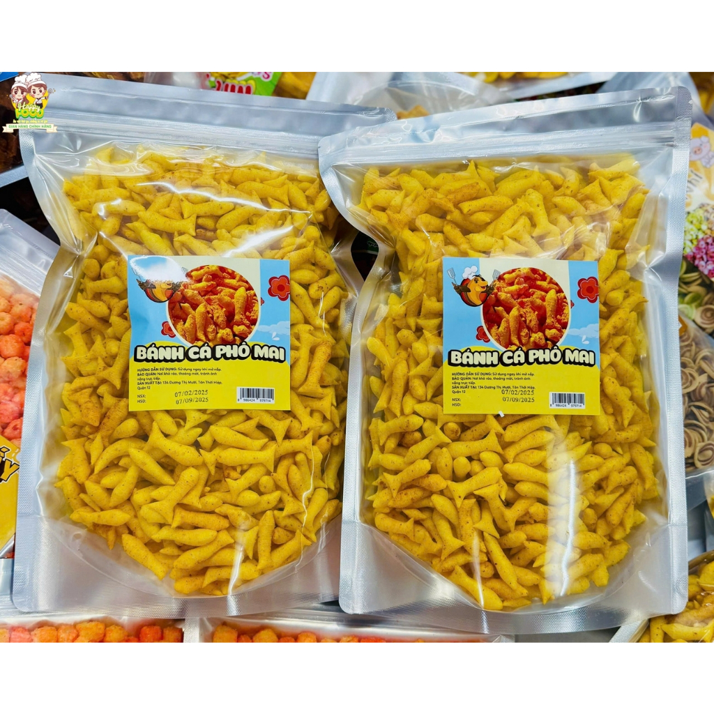 Cheese Flavored Fish Puffs, crispy and fragrant snack - HAPPY FOOD ...