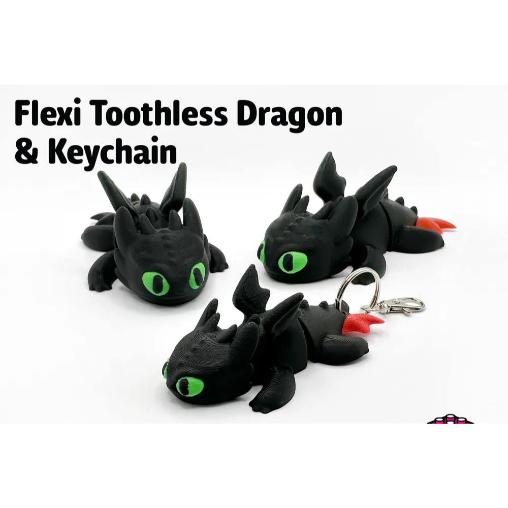 How to Train Your Dragon keychain, Toothless Dragon keychain | Shopee ...
