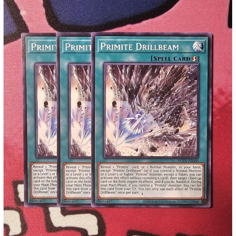 Yugioh Cards: Primite Drillbeam 3-card Set (AE) | Shopee Philippines