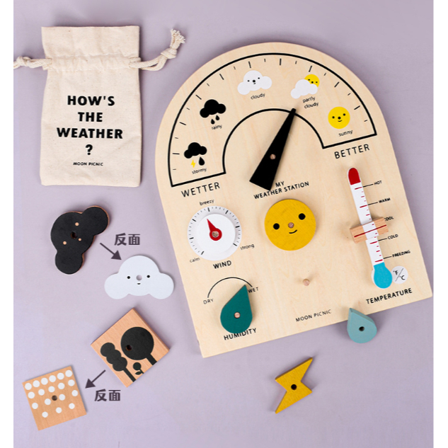 Weather status board, montessori teaching materials | Shopee Philippines