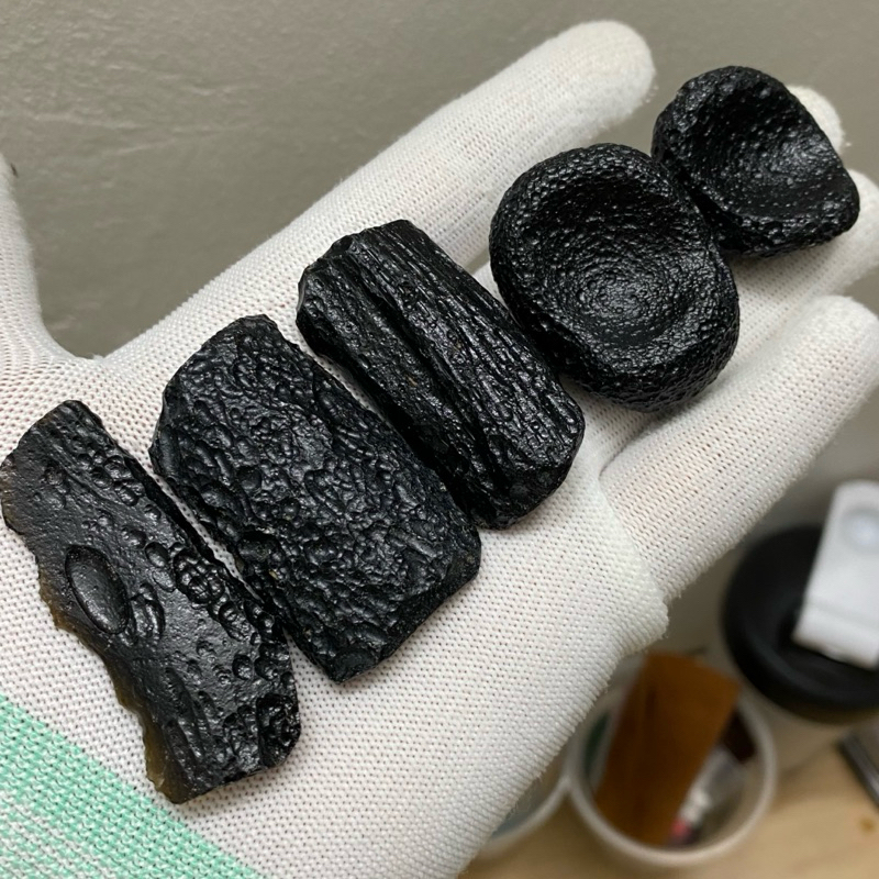 Tektite Meteorite rough stone: used for handmade jewelry, collection ...