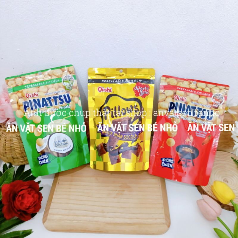 Pinattsu Oishi Peanut Snack Peanut, Spicy Squid, Super Spicy Seafood ...