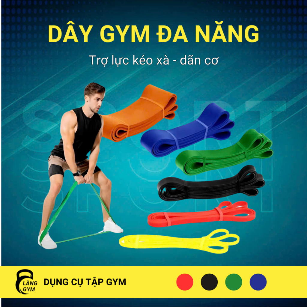 GYM VILLAGE power rope supports pull-ups for full-body gym at home for ...