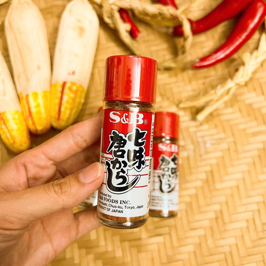Japanese 7-flavor chili powder S&B (Nanmo Togarashi)-15gr | Shopee ...