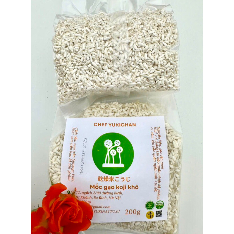 Japanese Koji rice mold (Dry-make miso sauce / Amazake), 200g pack ...