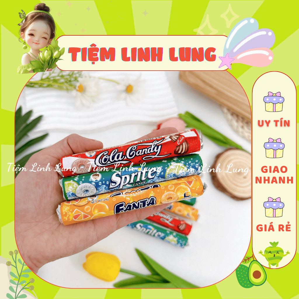 C Fanta Orange Candy - Lemon Sprite - Coca Candy, Childhood Fruit Candy ...