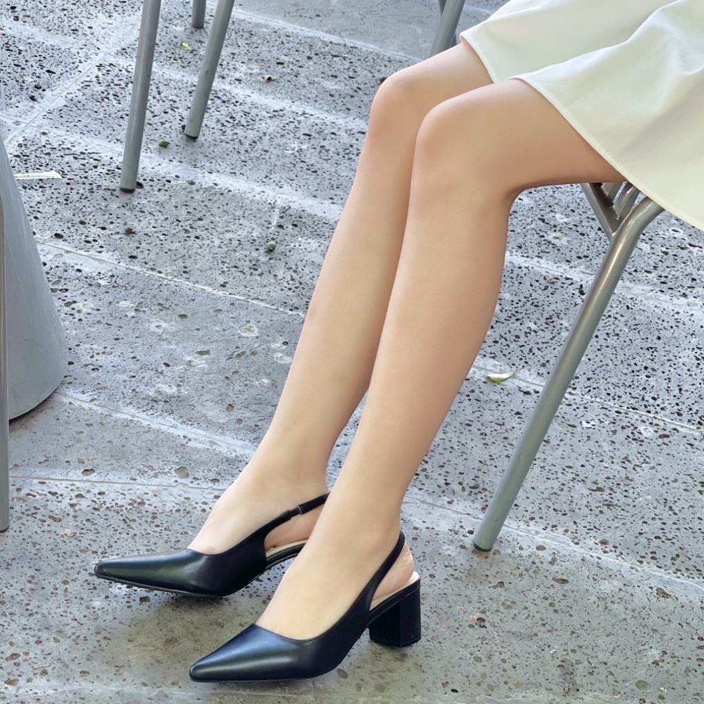 Pixie H350 Pointed Toe SlingBack 5cm High Heels | Shopee Philippines