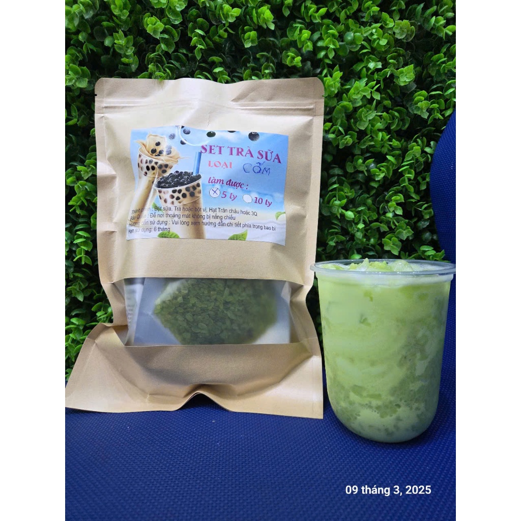 SET OF 5 CUP OF YOUNG NICE TEA - authentic taste, uses real young rice ...