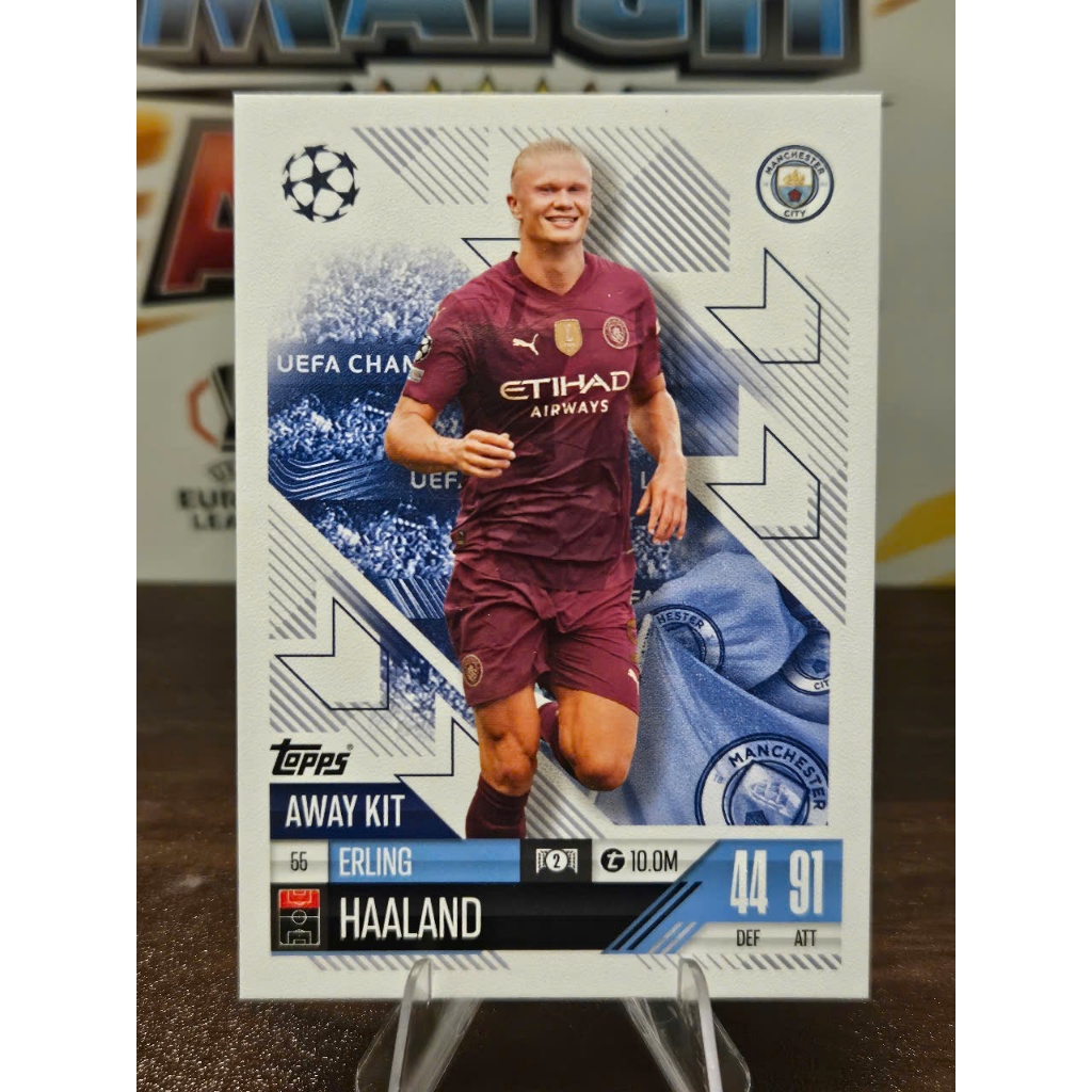 Erling Haaland Match Attax Extra 2024/2025 (Manchester City) (Away Kit ...