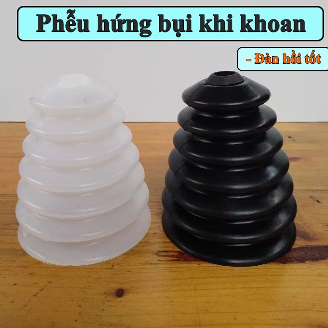 Drill dust collection, dust collection funnel when drilling, made of ...
