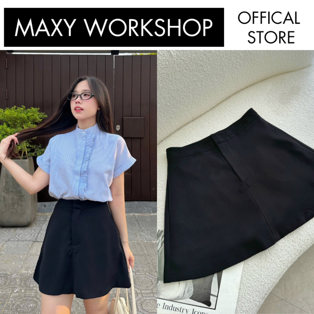 Super pretty figure-flattering A Line Mini Skirt Maxy Workshop | Shopee ...