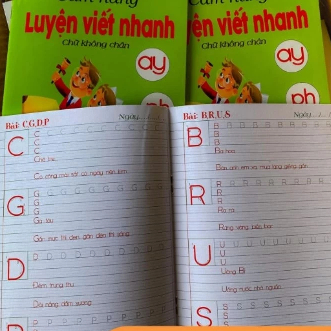 Quick writing practice notebook - legless font | Shopee Philippines