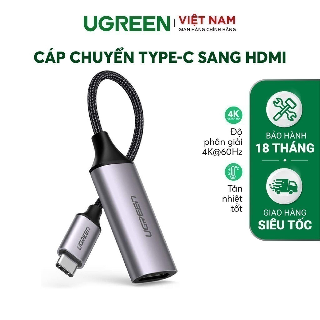 UGREEN CM297 USB TYPE C to HDMI Cable | HDMI 2.0 Standard | VL100 and ...