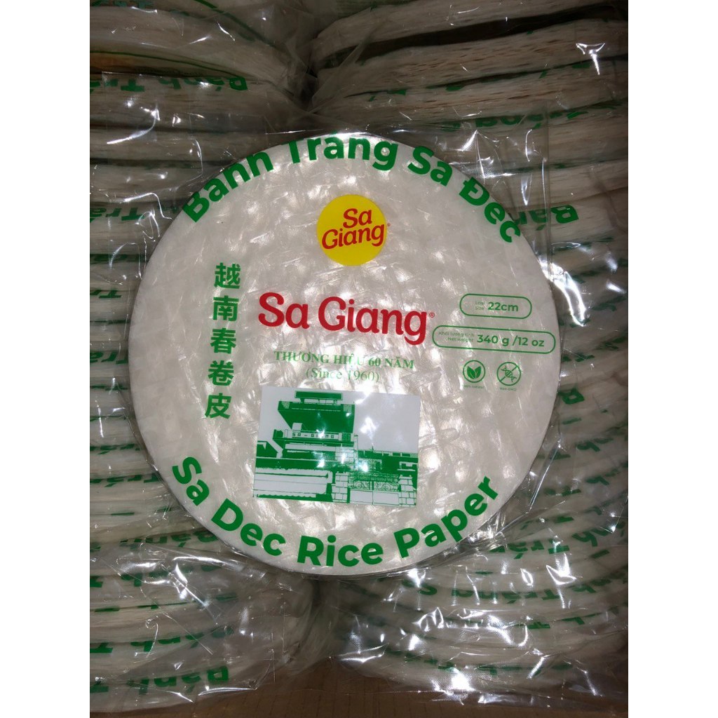 Sa Giang spring roll rice paper without toxic additives | Shopee ...