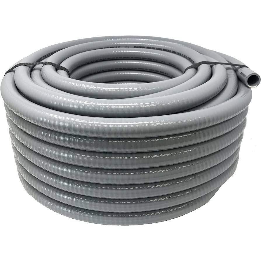 PVC conduit pipe with 1/2 electrical wire