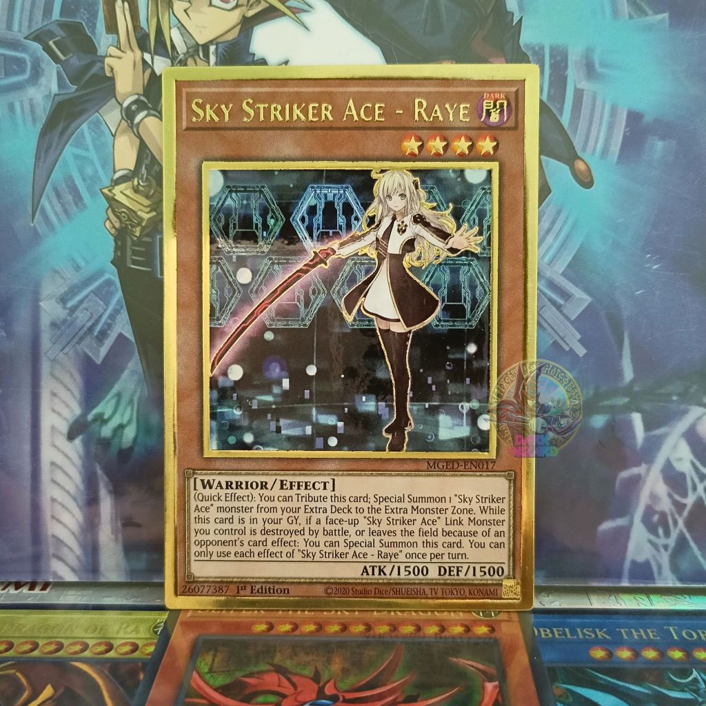 Sky Striker Ace - Raye – MGED-EN017 – Premium Gold Rare [Yugioh Card ...