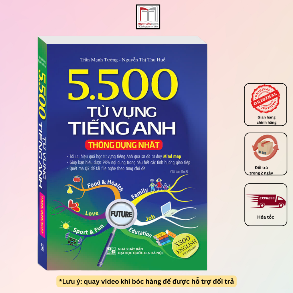 Book - 5500 most common English vocabulary words (color version ...
