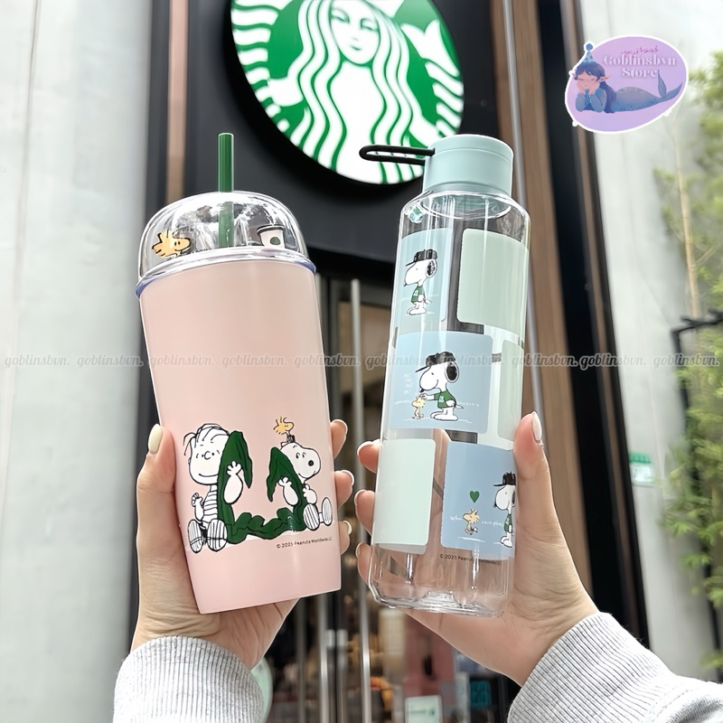[Authentic Only] STARBUCKS + PEANUTS JOE KIND DOME COLD CUP 473ML ...