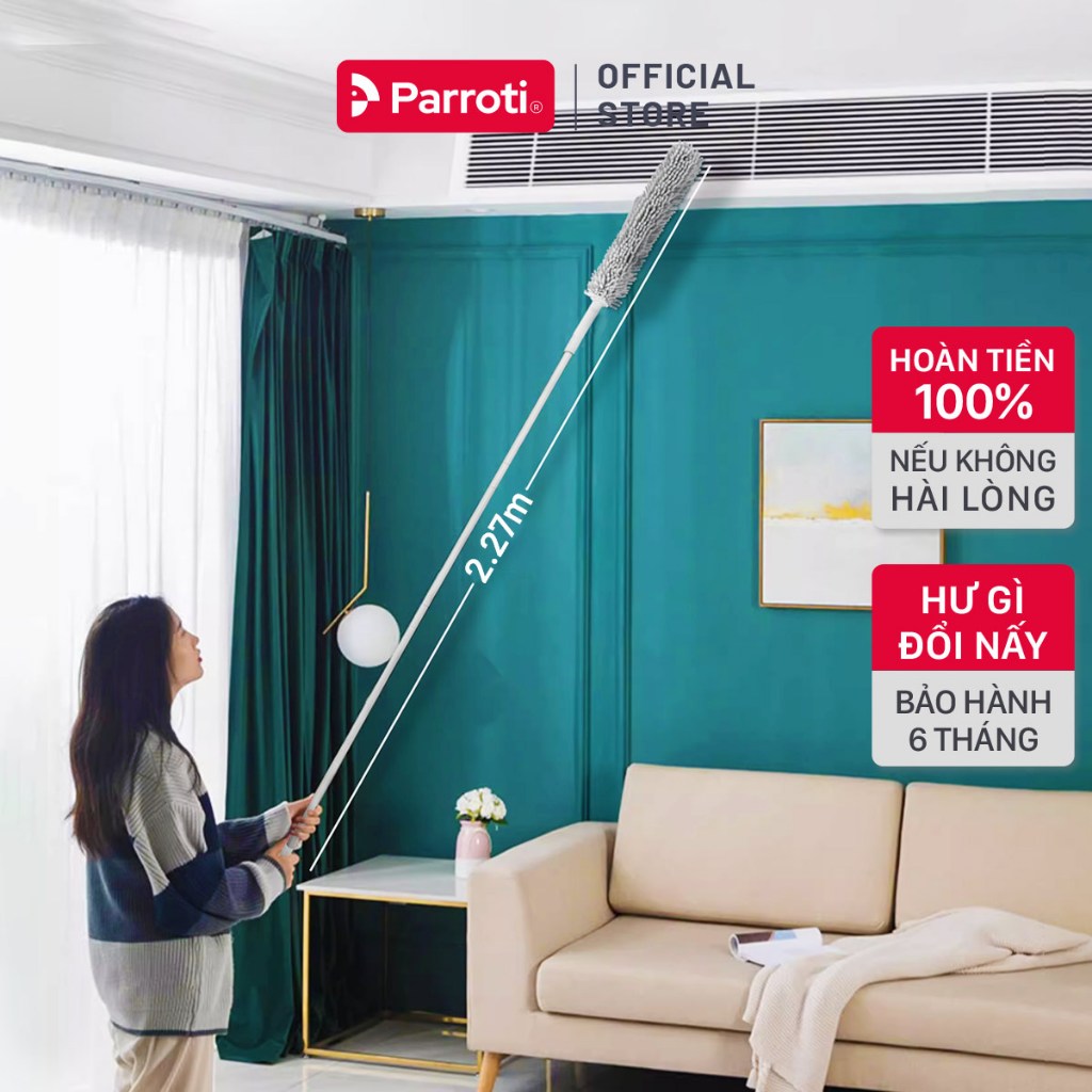Ceiling broom, spider web sweeper, Parroti Sky SK01 ceiling duster ...