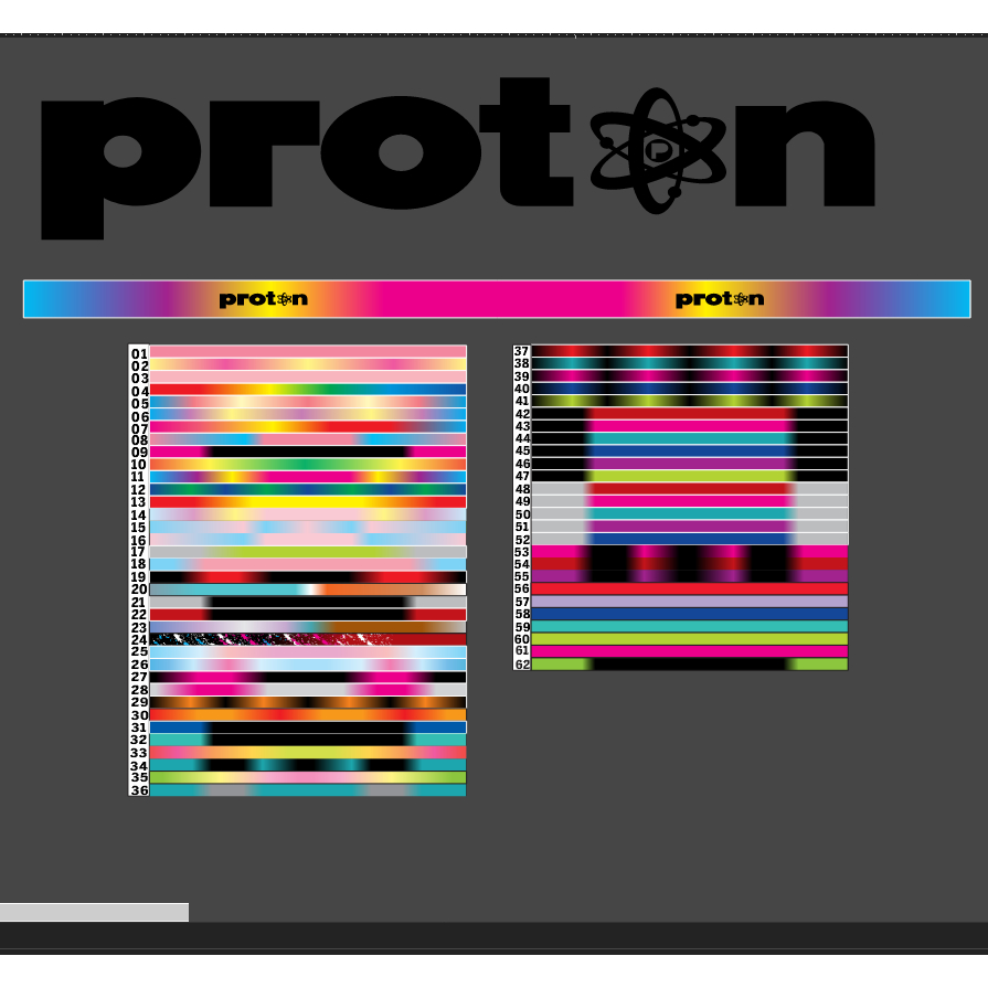 Proton racket edge color changing sticker with proton logo | Shopee ...